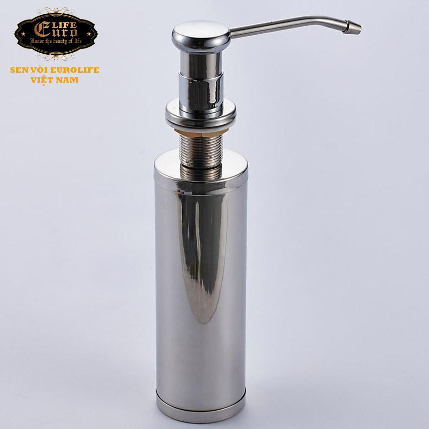 Bình xịt nước rửa chén Inox SUS 304 250ml Eurolife EL-BCR01 (Trắng bạc)